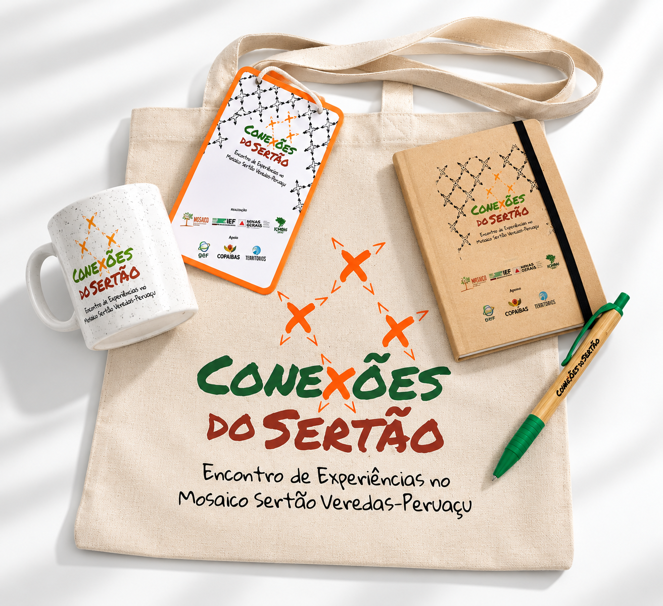 Kit Congresso Ecológico com brindes personalizados