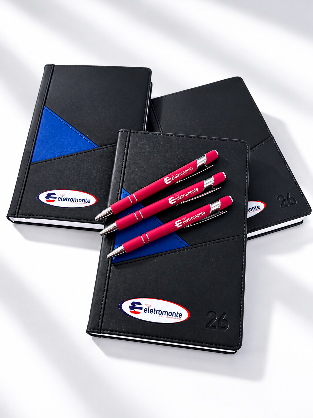 Kit corporativo premium com brindes personalizados