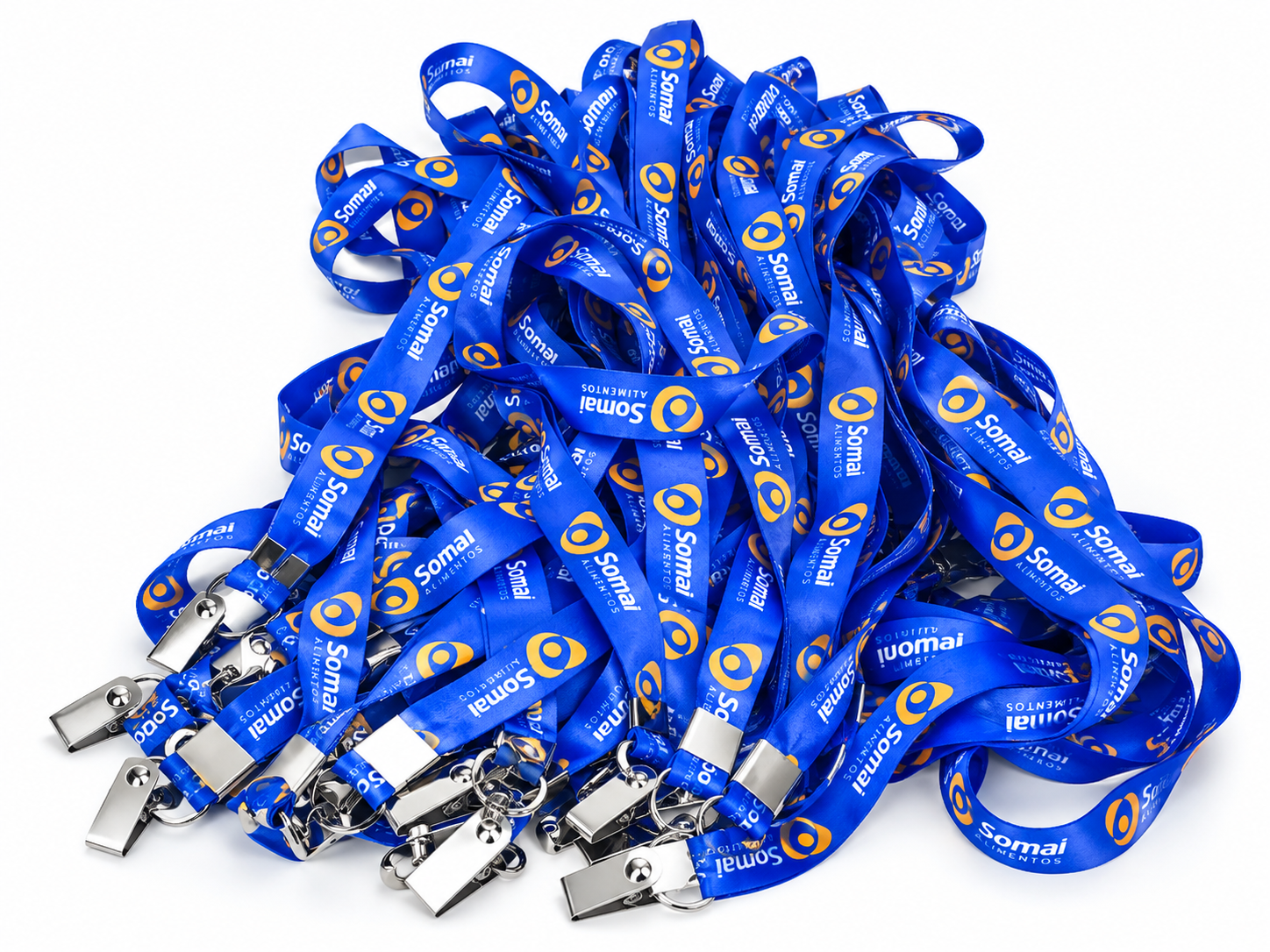 Cordões personalizados com logomarca para crachá