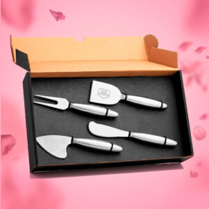 Conjunto De Facas Para Queijos Em Aço Inox Personalizado