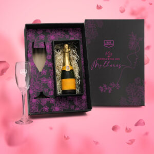 Kit Taça De Vidro P/Champagne 190 Ml Personalizado