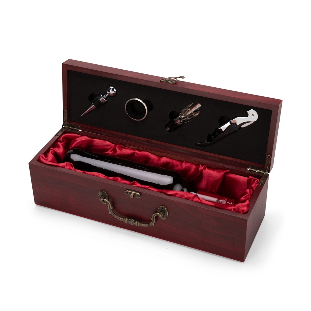 Kit vinho personalizado de quatro peças