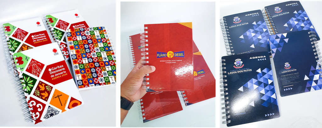 Agendas Personalizadas, brindes personalizados para empresas.