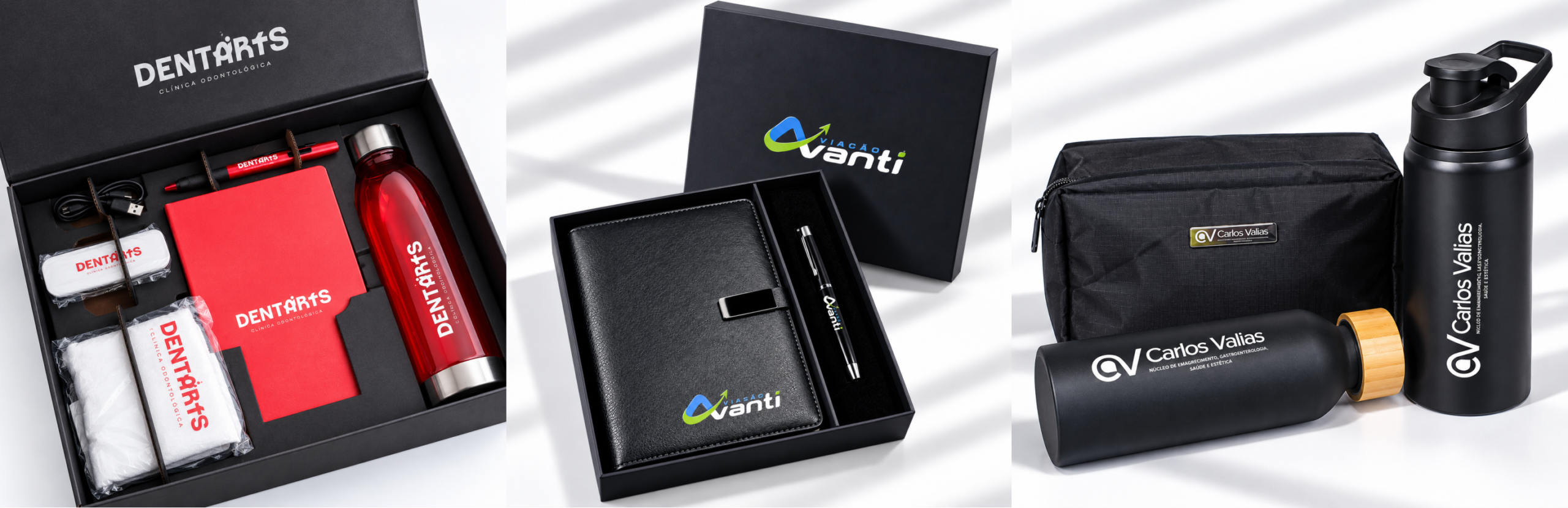 Brindes personalizados para empresas produzidos pela Ideia Gráfica e Brindes