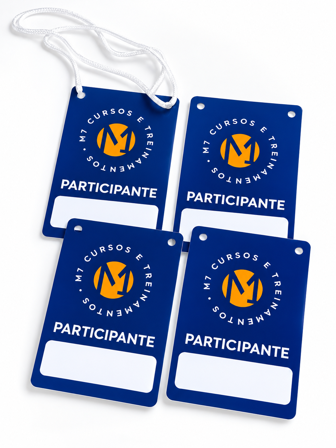 Credencial personalizada para identificação